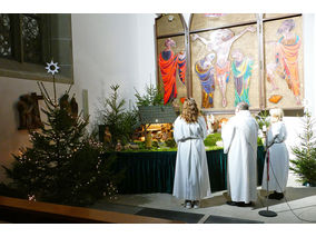 Feierliche Christmette in St. Crescentius (© Karl-Franz Thiede)